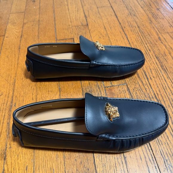 Gucci - La Medusa Leather Driver Shoes main image 7